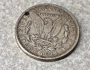 1921D MORGAN DOLLAR 90% SILVER