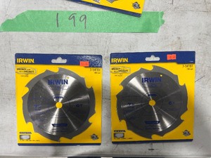 3) IRWIN 7-14 6 TOOTH SAW BLADES