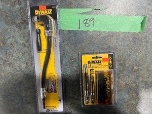 DEWALT 14PC MAGNETIC DRIVE GUIDE SET & RIGHT ANGLE FLEXIBLE SHAFT HOLDER