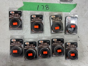 18) 12 X 30 MAGNETIC STRIPS