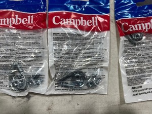30) WIRE ROPE CLIPS & THIMBLES