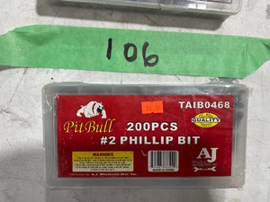 400PC #2 PHILLIPS BITS