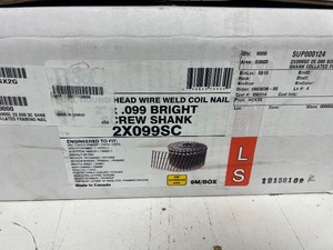 FULL CASE OF 2 X .099 COIL NAILS