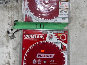 2) 10 DIABLO SAW BLADES