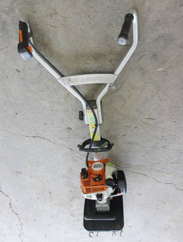 STIHL MM 55 Garden Tiller Cultivator, Heavy Duty, 9 Inch 27 CC Gas,
