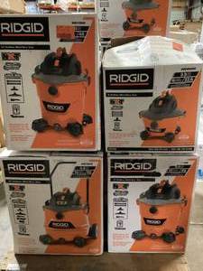 lot 1 image: Lot of Assorted WetDry Shop Vacs Various Models Sizes and Conditions Customer Returns See Pictures