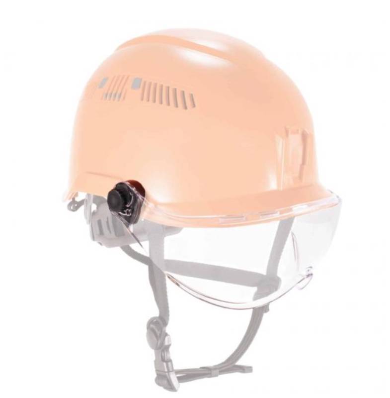 lot 822 image: NEW Ergodyne Skullerz 8991 Safety Helmet Visor - Clear