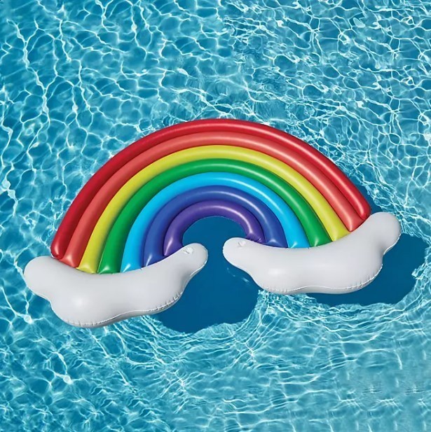 lot 353 image: NEW Members Mark Two-Person Rainbow Float