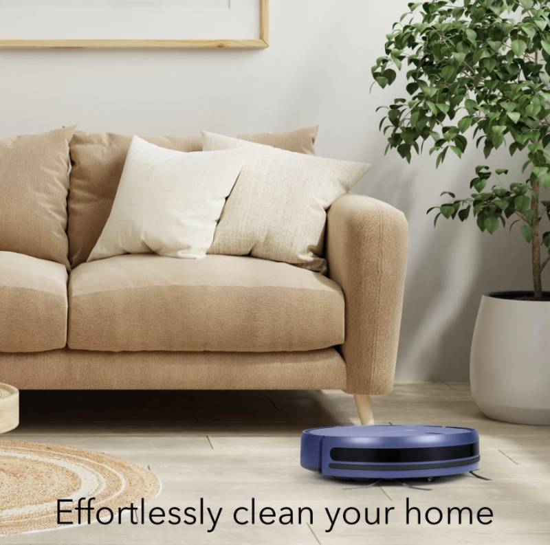 lot 707 image: Dartwood Smart Robot Vacuum Cleaner - Wi-Fi Robot Vacuum and Mop for Easy Cleaning (Blue)