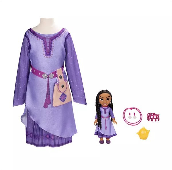 lot 242 image: NEW Disney Ultimate Asha Doll & Dress-Up Set