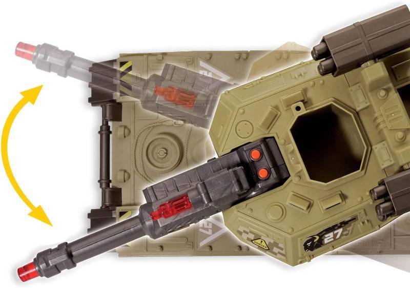 lot 252 image: NEW Members Mark 32 Piece Soldier Force Motorized Tank Playset