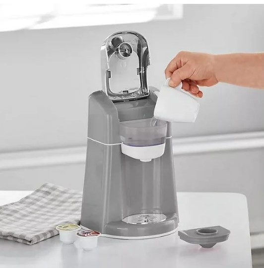 lot 322 image: NEW M.M 3-Pc. Gourmet Kitchen Appliance Set Realistic Sounds and Lights, Includes Coffee Maker, Mixer and Toaster