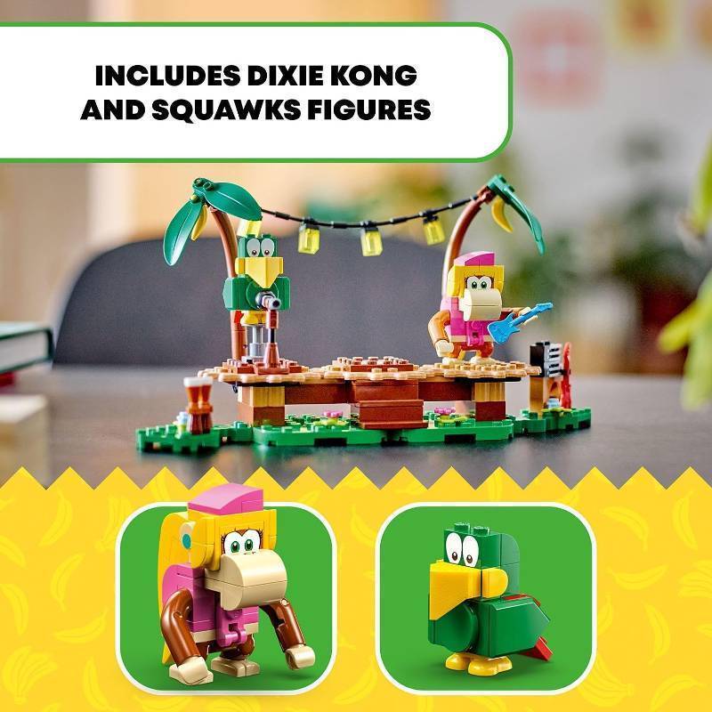 lot 371 image: NEW Lego 71421 Super Mario Dixie Kongs Jungle Jam Expansion Set