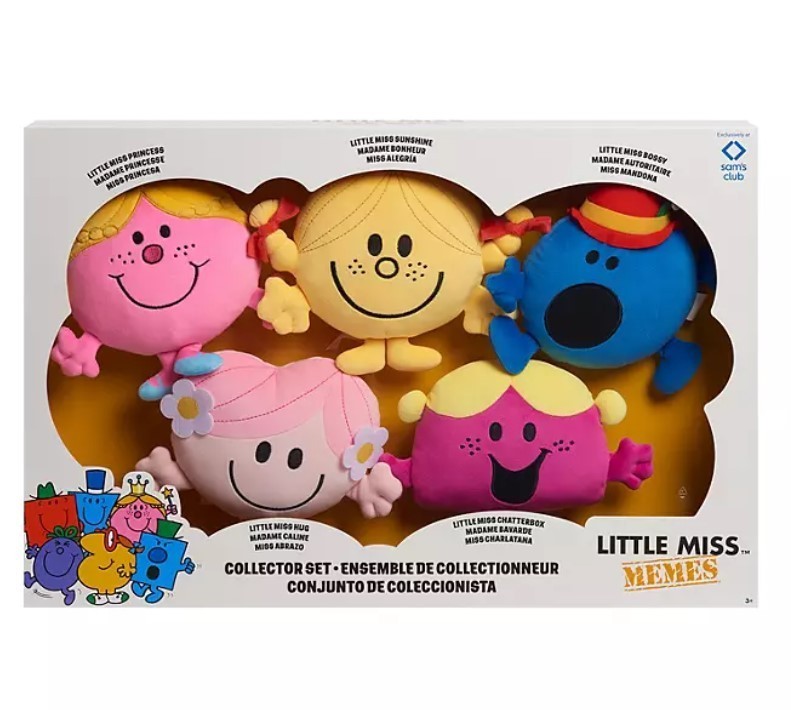 lot 361 image: NEW Little Miss Pillow Plush (5-Pack) Dolls