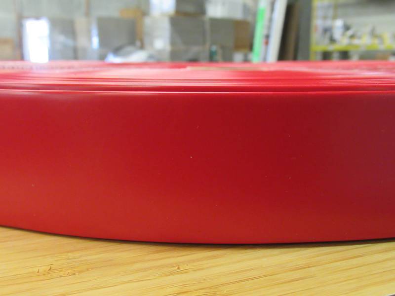 lot 910 image: Sunniland 2 Wide x 200 Roll Vinyl Strap for Patio Pool Lawn Garden Furniture - RED
