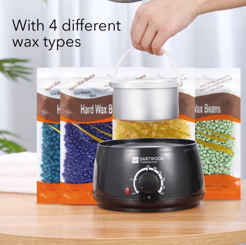 lot 915 image: Dartwood Wax Warmer & Wax Beads  Hair Removal Kit