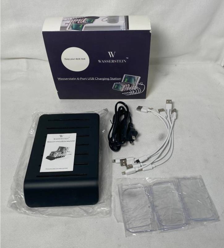 lot 927 image: Wasserstein 6 Port USB Charging Station Dock