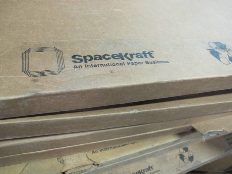 lot 123 image: Pallet of 13 Ultra Heavy Duty SpaceKraft Gaylord Boxes