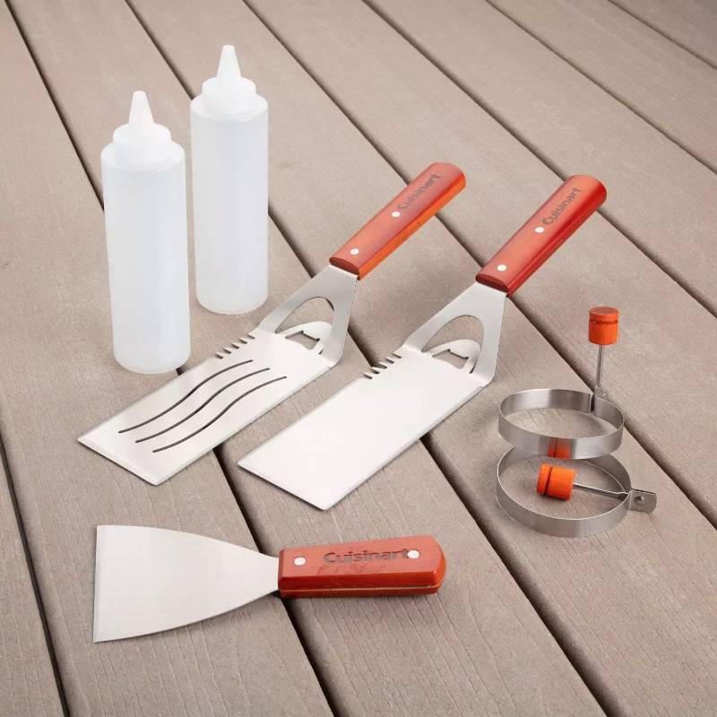 lot 357 image: NEW Cuisinart 7-Piece Griddle Tool Set