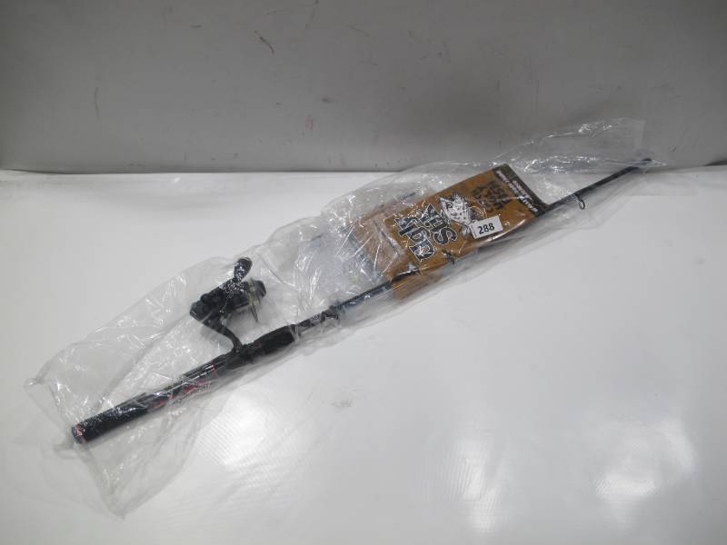 lot 215 image: NEW UGLY STIK WALLEYE CATCH ULGY FISH Fishing Rod and Spinning Reel Combo with TackleBox