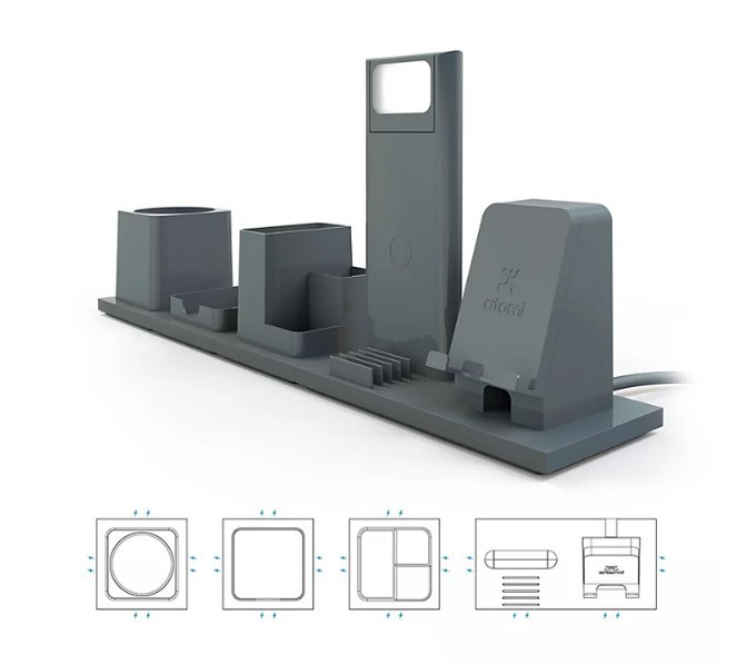 lot 151 image: NEW Atomi Magnetic Modular Desktop Organizer
