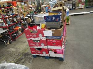 lot 113 image: Pallet of Store Overstock Store and Ecommerce Product and Returns