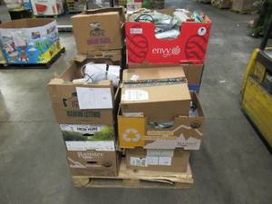 lot 121 image: Pallet of Store Overstock Store and Ecommerce Product and Returns