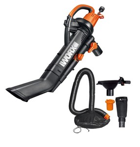 lot 172 image: NEW  Worx TRIVAC 12 Amp 3-in-1 BlowerMulcherVacuum With LEAFPRO Collection System