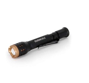 lot 201 image: NEW Duracell 150 Lumen Aluminum Focusing LED Flashlight