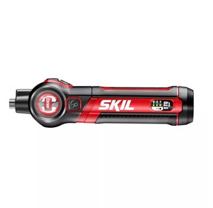 lot 269 image: NEW SKIL 4V Rechargeable Screwdriver With 35-Piece Bit Kit
