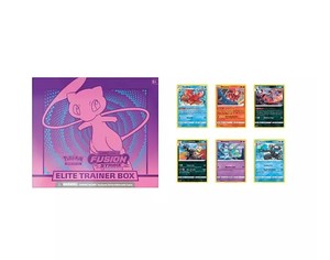 lot 329 image: NEW Pokmon Mew Elite Trainer Box  6 Bonus Cards
