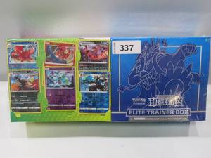 lot 337 image: NEW Pokmon Urshifu Rapid Strike Elite Trainer Box  6 Bonus Cards