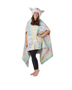 lot 340 image: NEW Members Mark-Cozy Critter Wrap, 43 x 81 - Llama