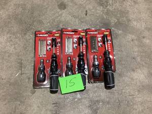 Lot of 3 Husky 12N1Stubby Screwdriver Combo  Customer Returns See PicturesLot of 3 Husky 12N1Stubby Screwdriver Combo  Customer Returns See Pictures