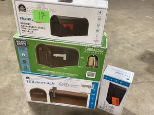 Lot of Assorted Mailboxes Various Models and Conditions   Customer Returns See Pictures