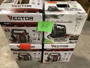 Lot of Assorted Portable Power Stations Various Models and Conditions  Customer Returns See Pictures