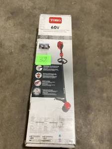 Toro 51831 Flex Force Battery String Trimmer Kit Customer Returns See Pictures