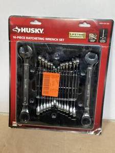 Husky SAE and Metric Ratcheting Wrench Set (16-Piece) Customer Returns See Pictures
