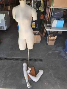 lot 10 image: Sylvestri Mannequin 32 Torso With Changeable Arms