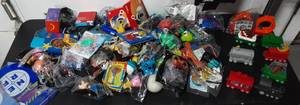 lot 41 image: Collection Of McDonalds Happy Meals, Give Aways & Other Misc Toys-Holiday Train Set