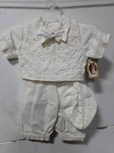 lot 44 image: New Size 1 Year Baptism Formal Set
