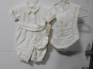 lot 45 image: New Size 12 Mo. Baptism Formal Set