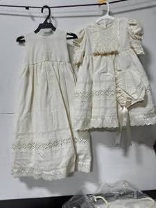 lot 46 image: New Baptism Dress & Under Gown (No Tag) (Approx Size 1Year)