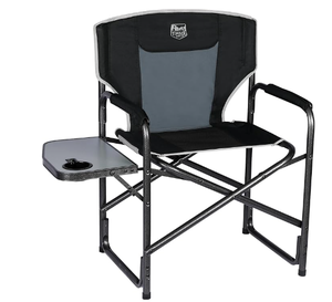 lot 417 image: SET OF 2 TIMBER RIDGE Portable Aluminum Chair with Side Table