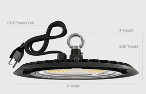 lot 41 image: Sunco Lighting UFO LED High Bay Light, Lot of 8