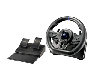lot 44 image: Superdrive - SV650 Racing steering wheel with pedal and paddle shifters