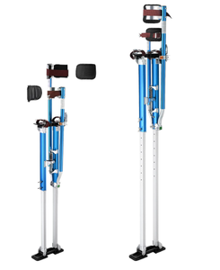lot 57 image: Yescom 50 - 64 Drywall Stilts with Leg Protective Pads 2 Calf Braces