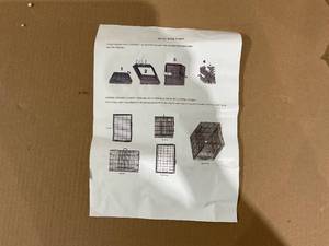 lot 111 image: Wire Dog Cage Medium