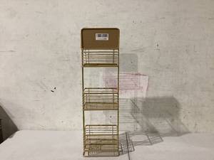 lot 409 image: MDesign 3-Tier Metal Wire Basket Stand
