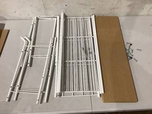 lot 427 image: 4 tier Metal Shoe Storage Shelf